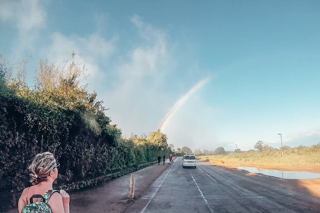 Crossing Victoria Falls Bridge from Zambia to Zimbabwe