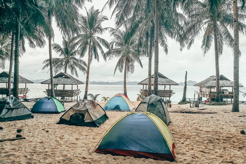 Camping in El Nido is one of the best things to do in Palawan