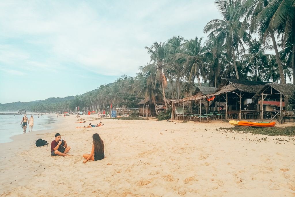 Nacpan Beach in El Nido, Palawan