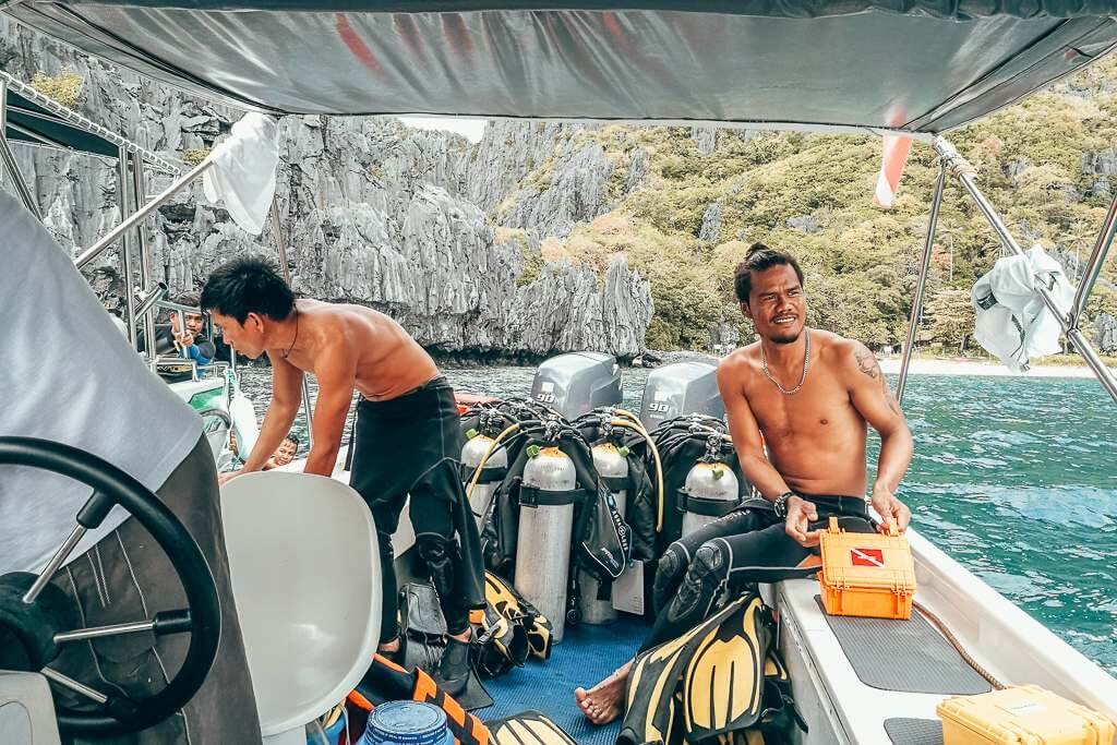 Scuba diving in El Nido, Palawan