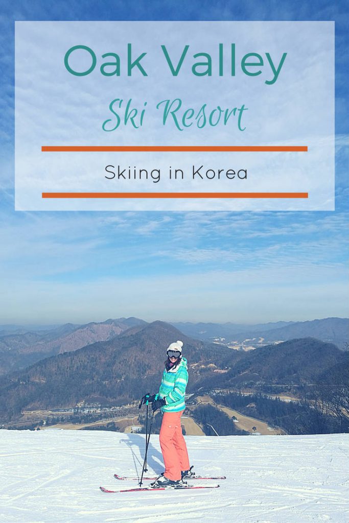 Oak Valley Ski Resort in Korea