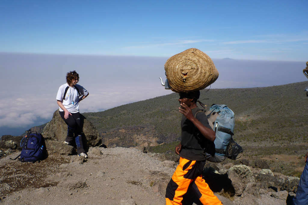 You may have a chance to rest on Mt Kilimanjaro, but the porters won't. Make sure your book through a tour operator that looks after their staff