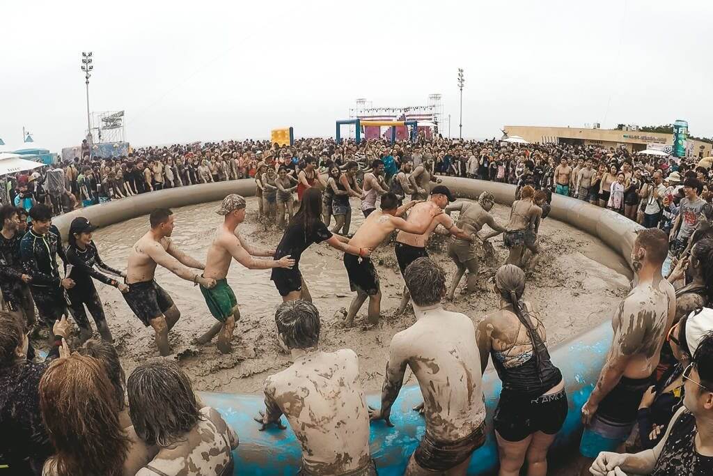 Boryeong Mud Festival mud zone activities