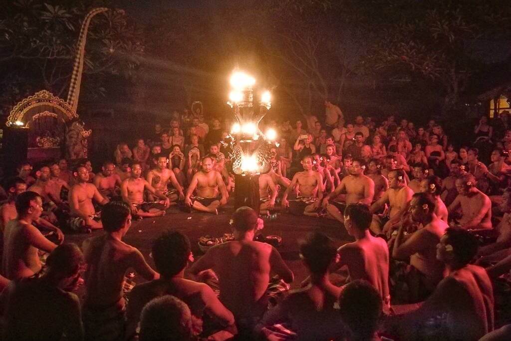 The Kecak Fire and Trance Dance performance