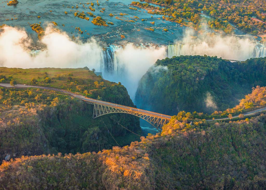 View of Victoria Falls Bridge