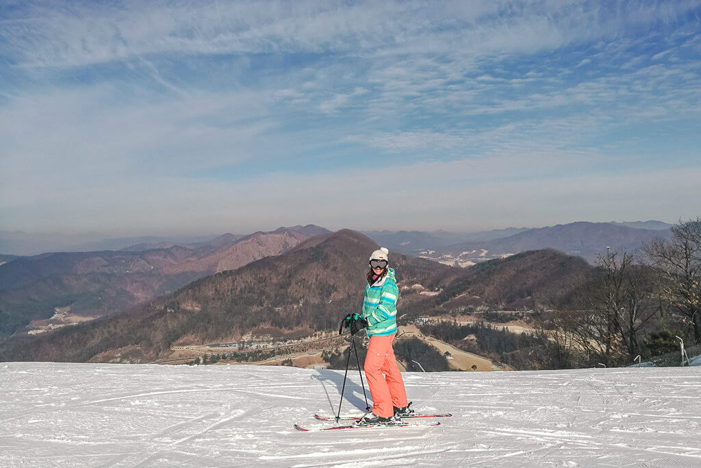 Skiing in Korea