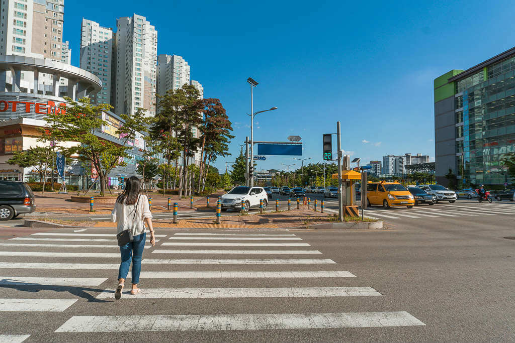 Traffic lights in Korea