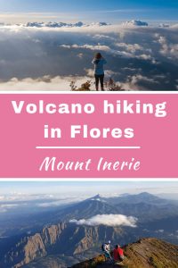 Hiking Mount Inerie in Flores, Indonesia