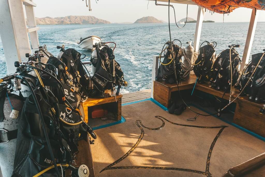 Diving Komodo gear and equipment