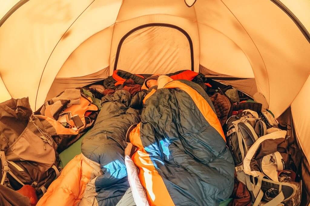 Camping at Island Peak Base Camp