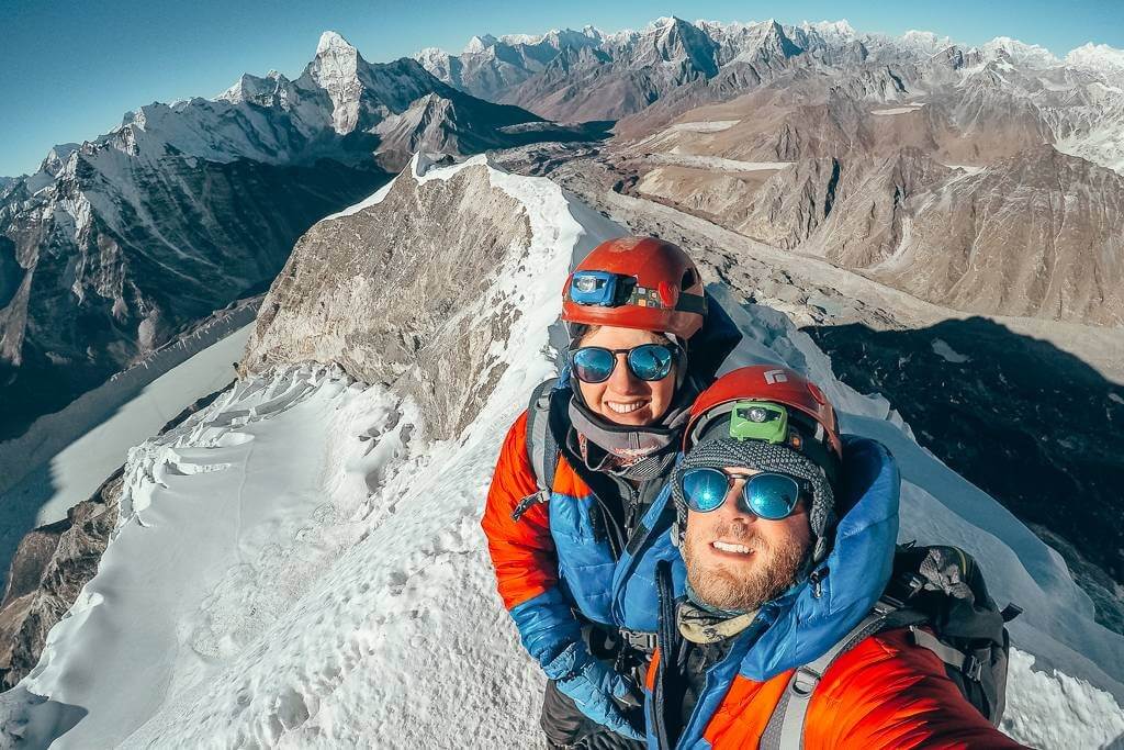 Island Peak summit