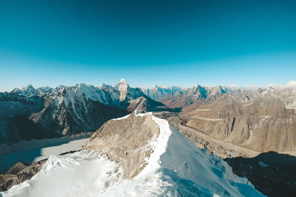 The view from Island Peak