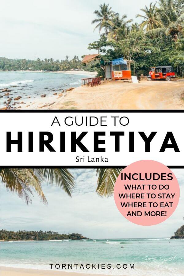 Travel Guide To Hiriketiya Beach in Sri Lanka - Torn Tackies Travel Blog