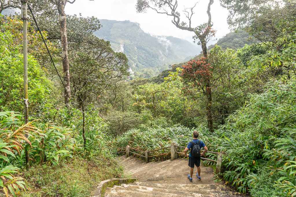 How many steps are there up Adam's Peak?