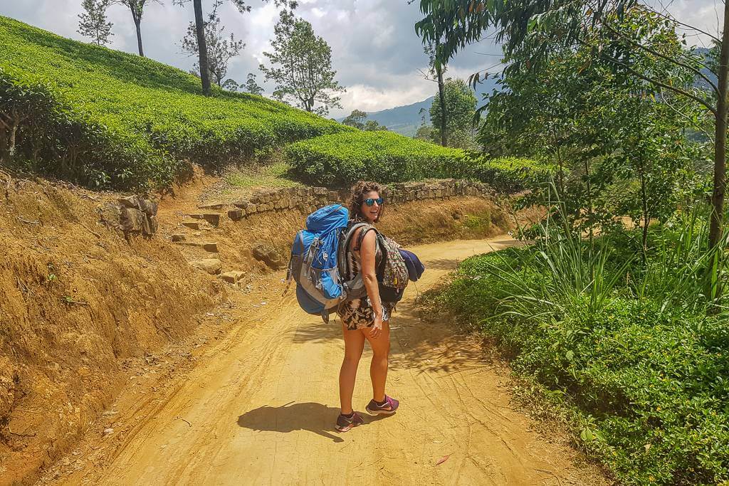 Walking from Hatton to Dalhousie in Sri Lanka