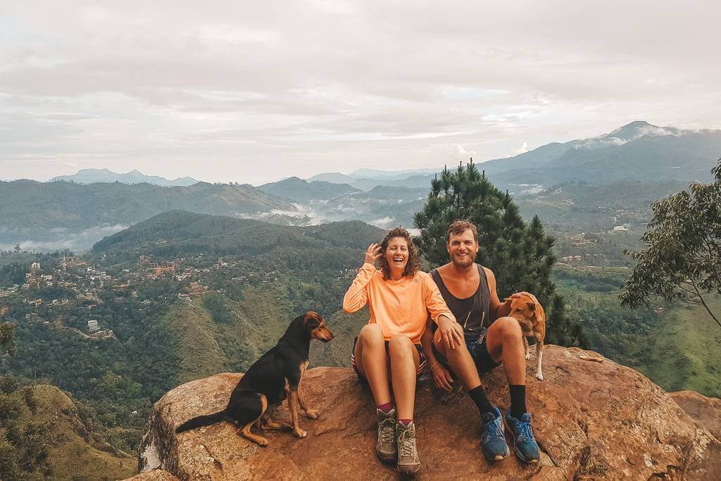 If you get lost, the dogs will guide you to the top of Ella Rock