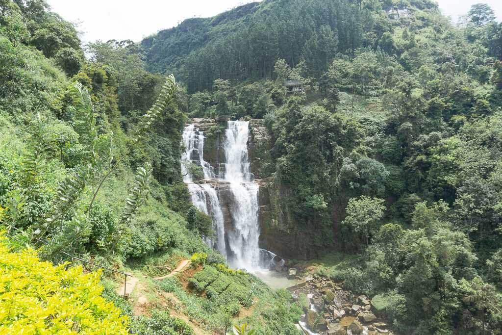 Ramboda Waterfall from Ramboda Falls Hotel