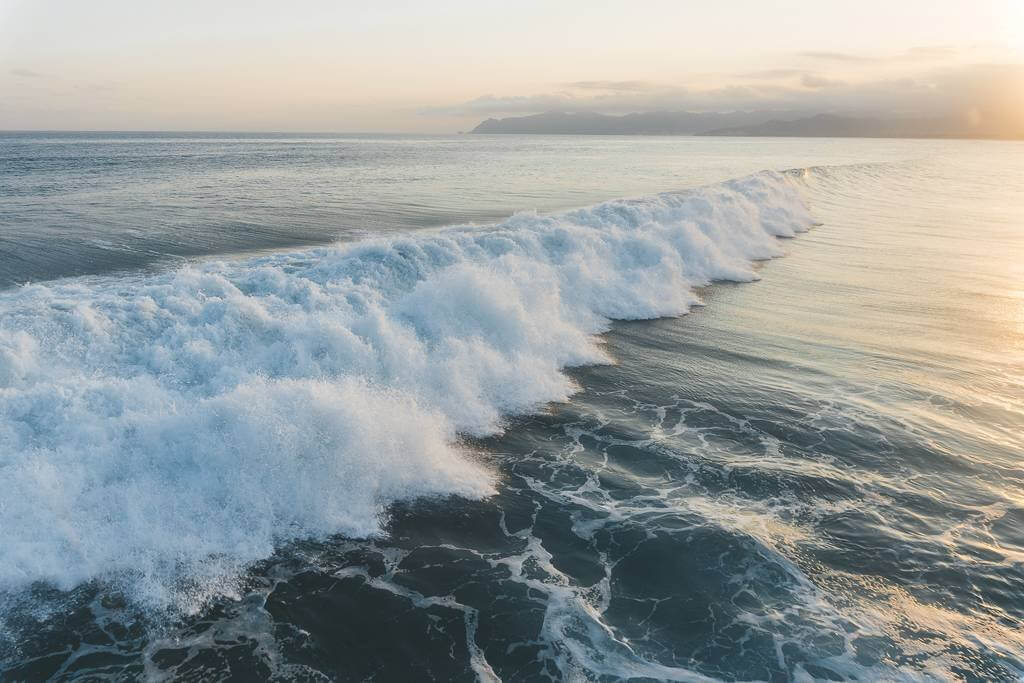 Perfect wave in Sumba, Indonesia