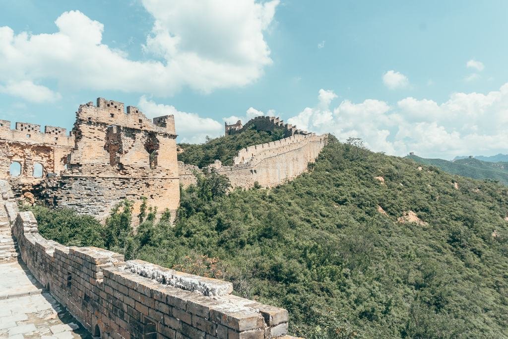 Best section of the Great Wall of China