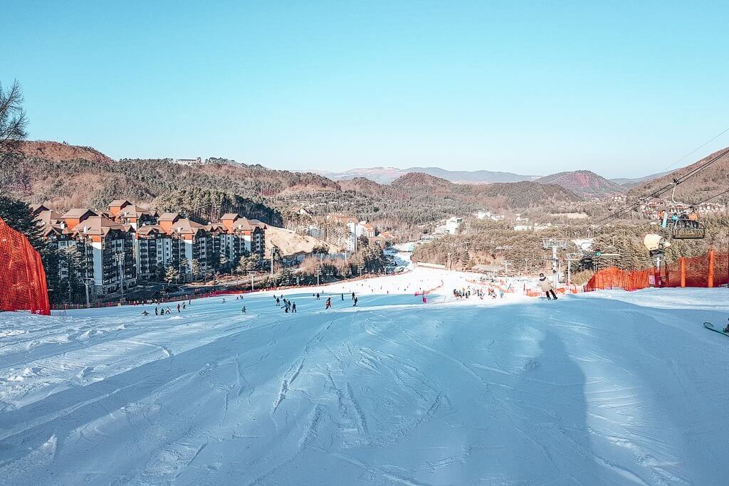 Yongpyong Ski Resort in Korea