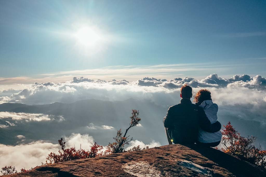 Hiking mount inerie in Bajawa, Flores Island