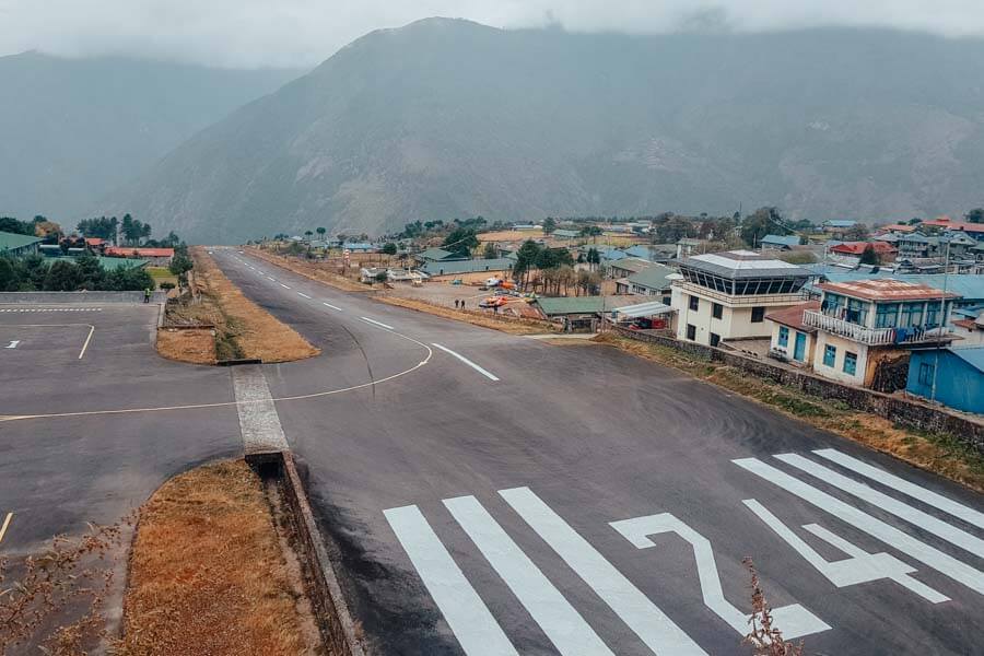 Lukla Airport in Nepal