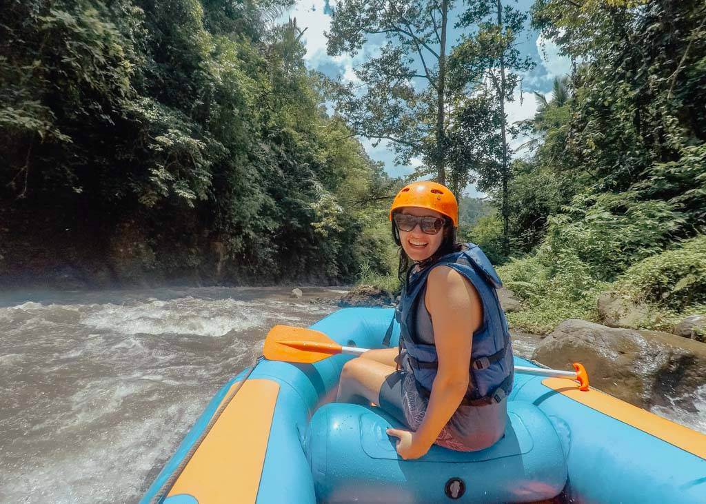 Is the Telaga Waja River rafting dangerous