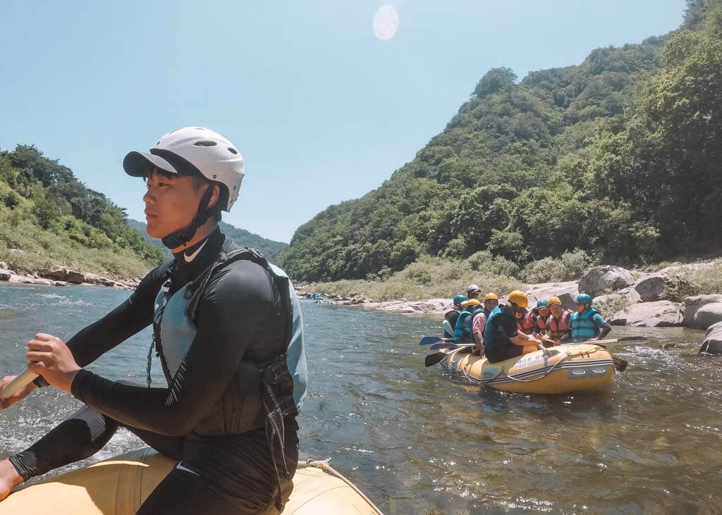 Where to go rafting in South Korea