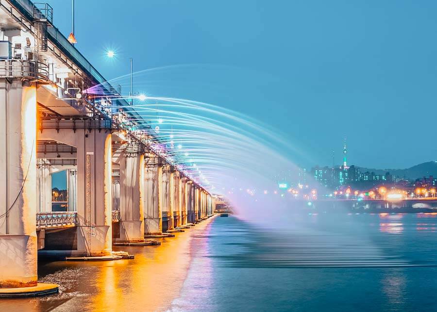 Han River in Seoul, South Korea