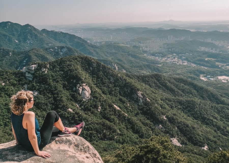 Hiking Bukhansan in Seoul, South Korea