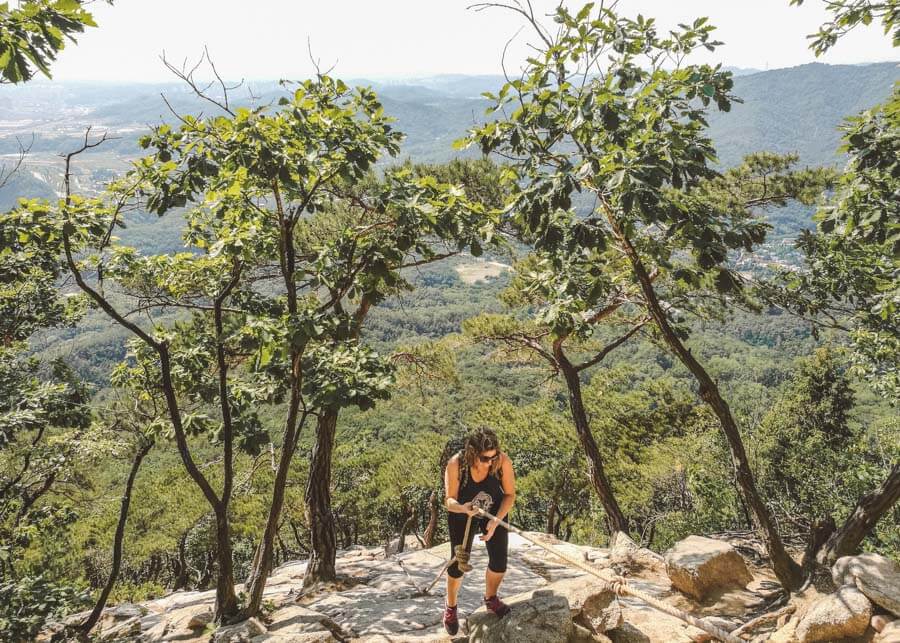 Hiking in South Korea