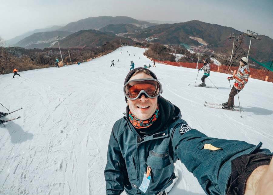 Skiing in Korea itinerary