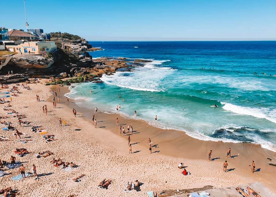 Tamarama Beach between Bronte and Bondi Beach