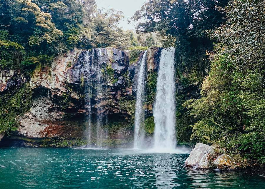 waterfall in South Korea