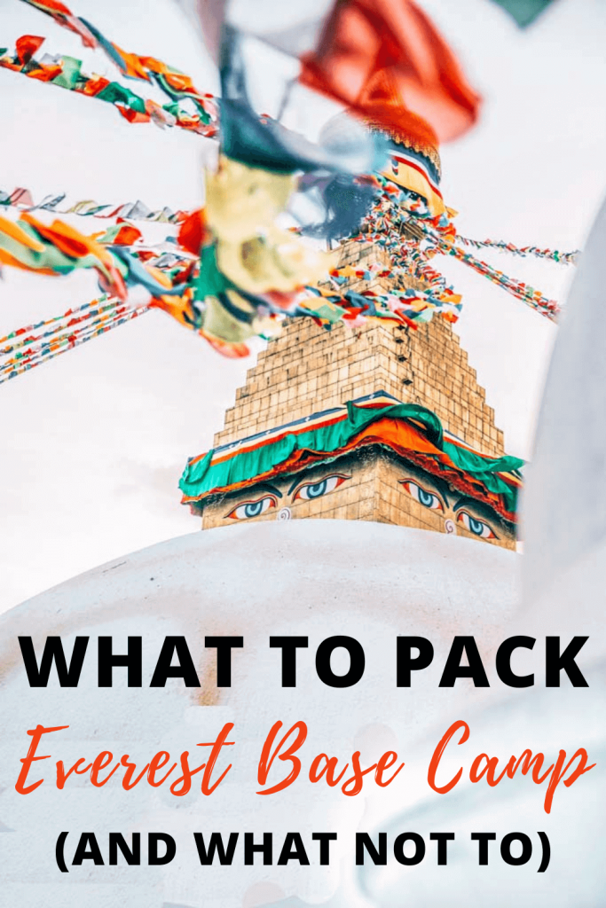 Everest Base Camp Packing List - Torn Tackies Travel Blog