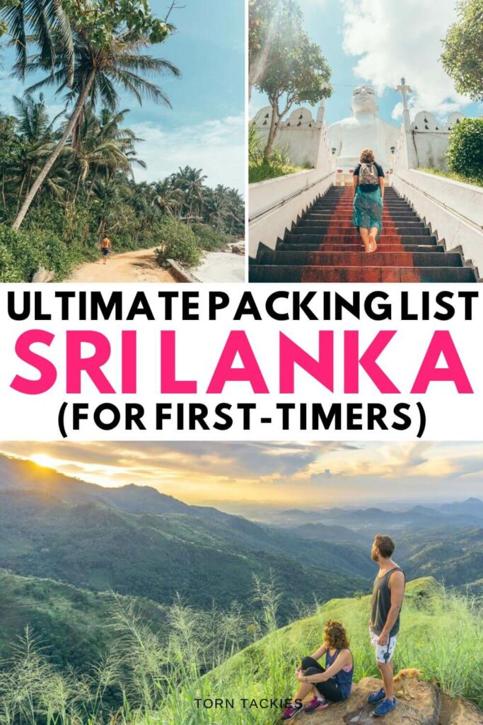 Sri Lanka Packing List