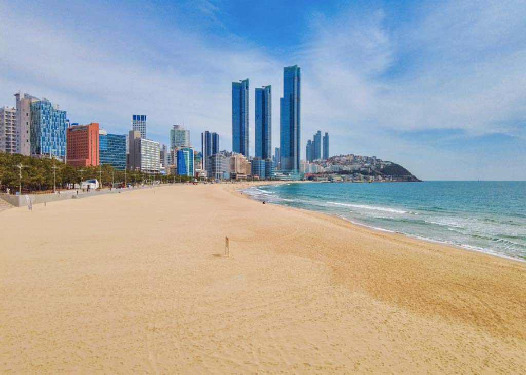 Heaundae Beach in Busan