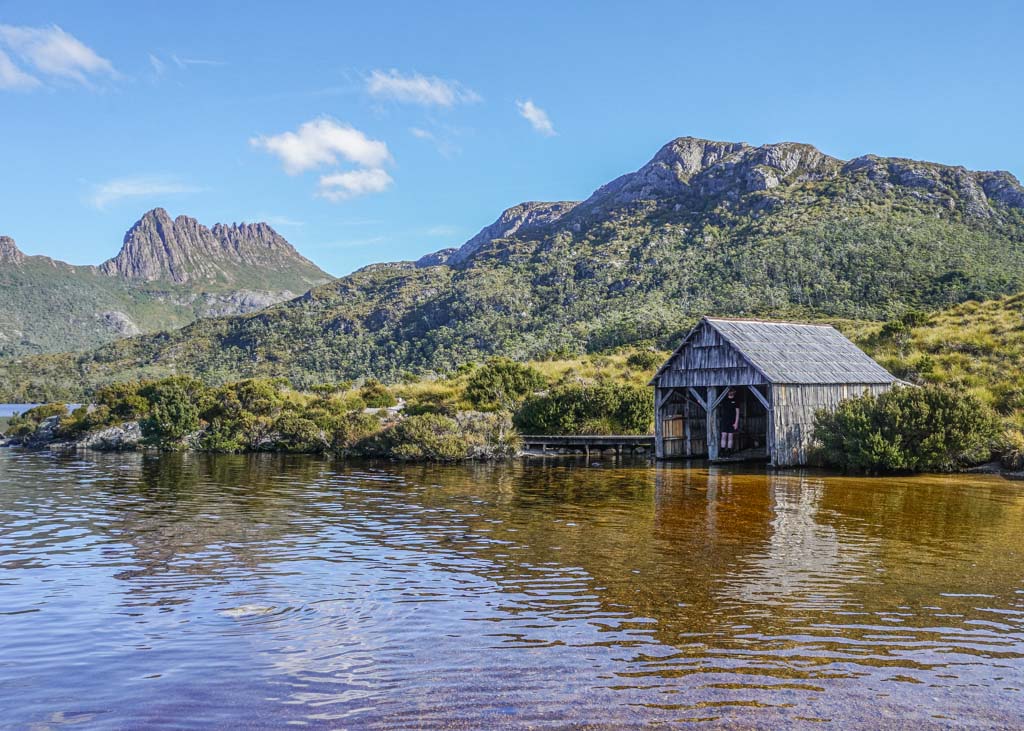 The Dove Lake Boatshed is one of the best things to do in Cradle Mountain