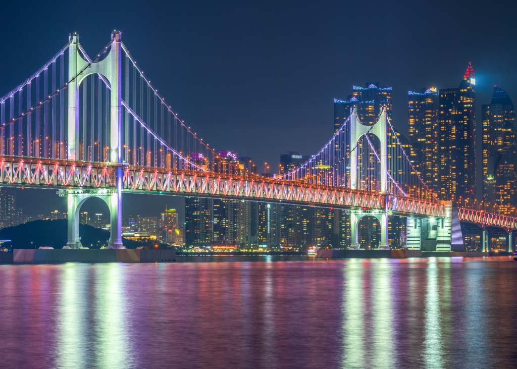 Busan at night