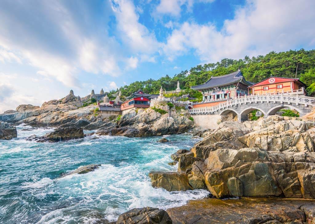 Haedong Yonggungsa temple in Busan Korea