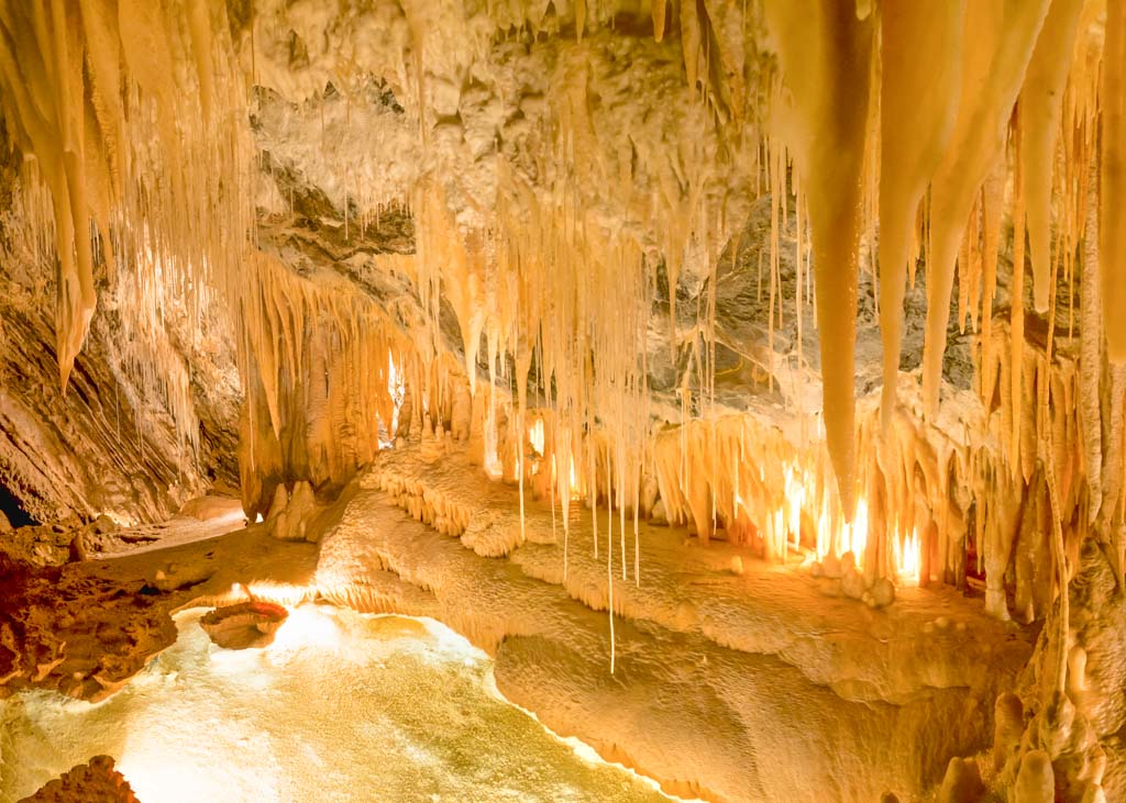 Mole Creek caves near Cradle Mountain