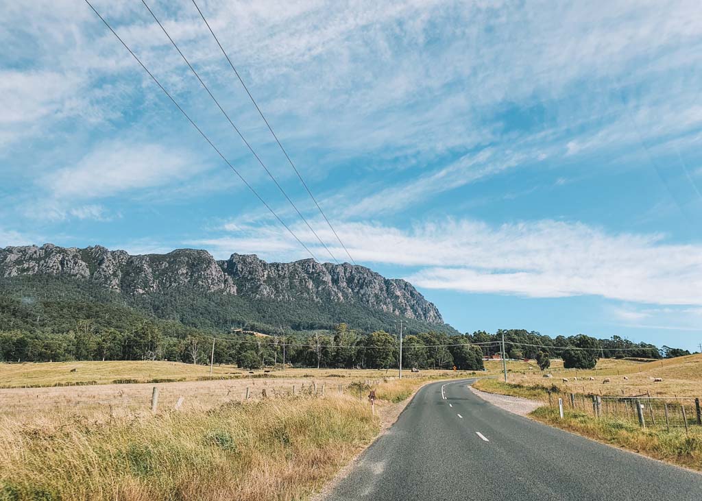 Driving from Hobart to Cradle Mountain