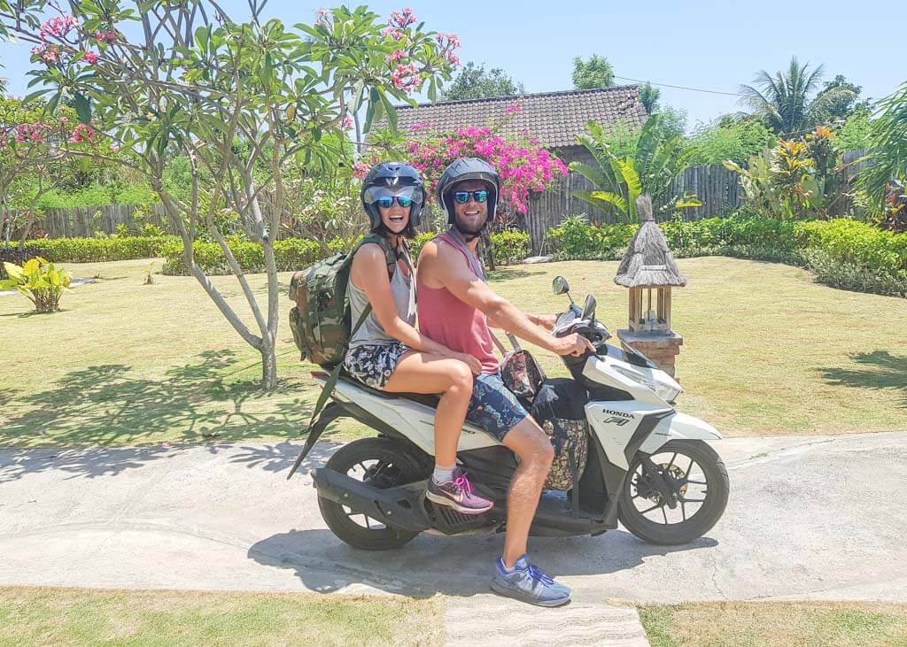 Scooters when living in Bali