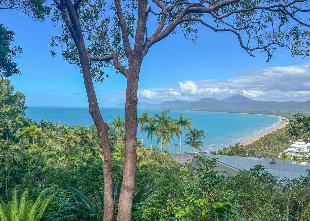 View overlooking 4 mile beach in Port Douglas