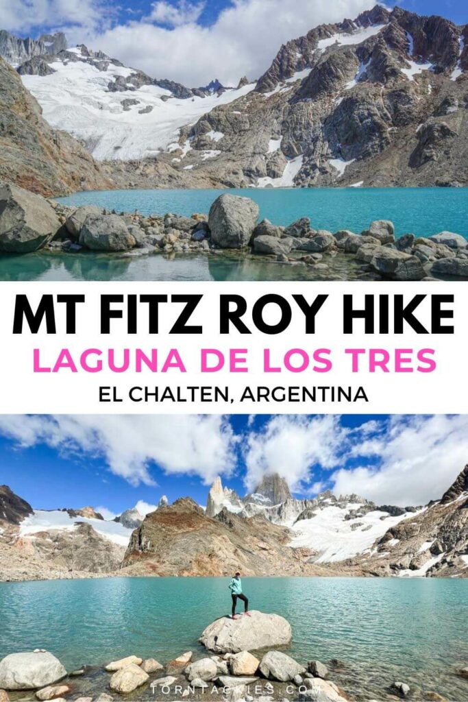 Fitz roy trek lagunna de los tres hike el chalten patagonia