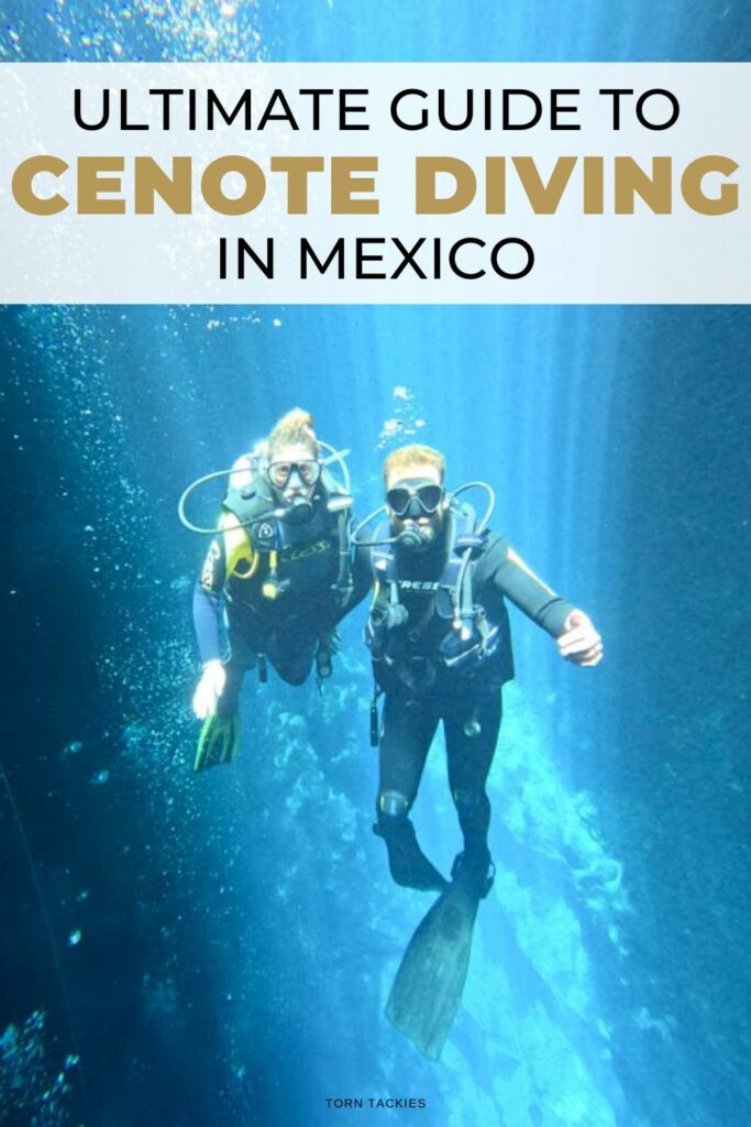 Cenote diving in Tulum Mexico
