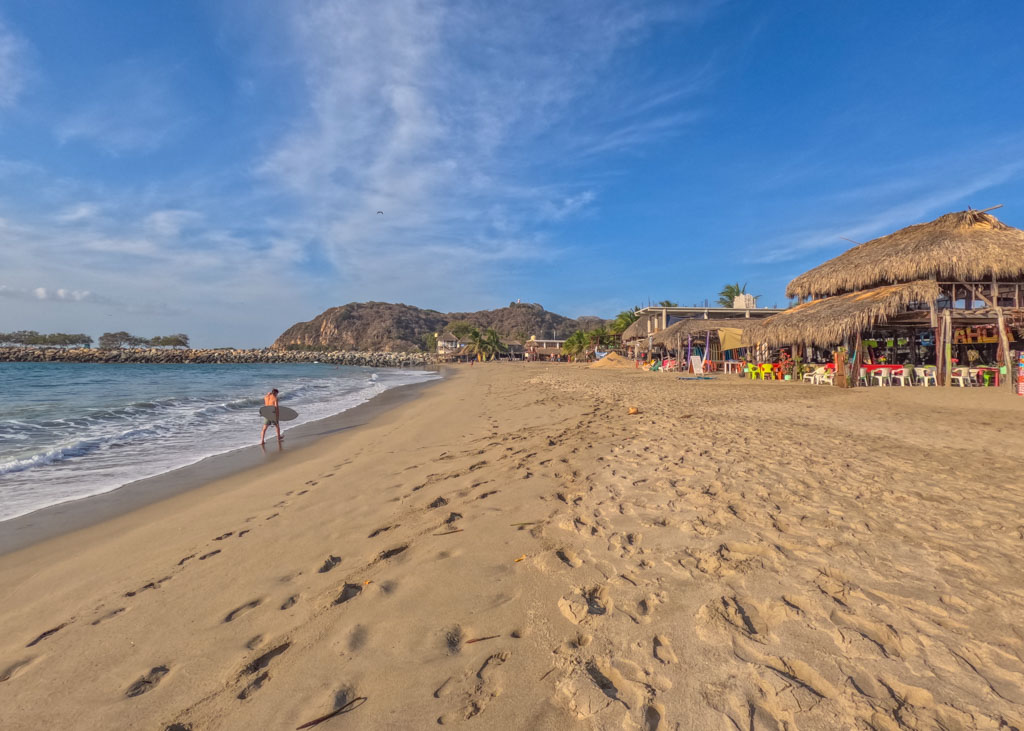 A beautiful beach in Laguna De Chacahua