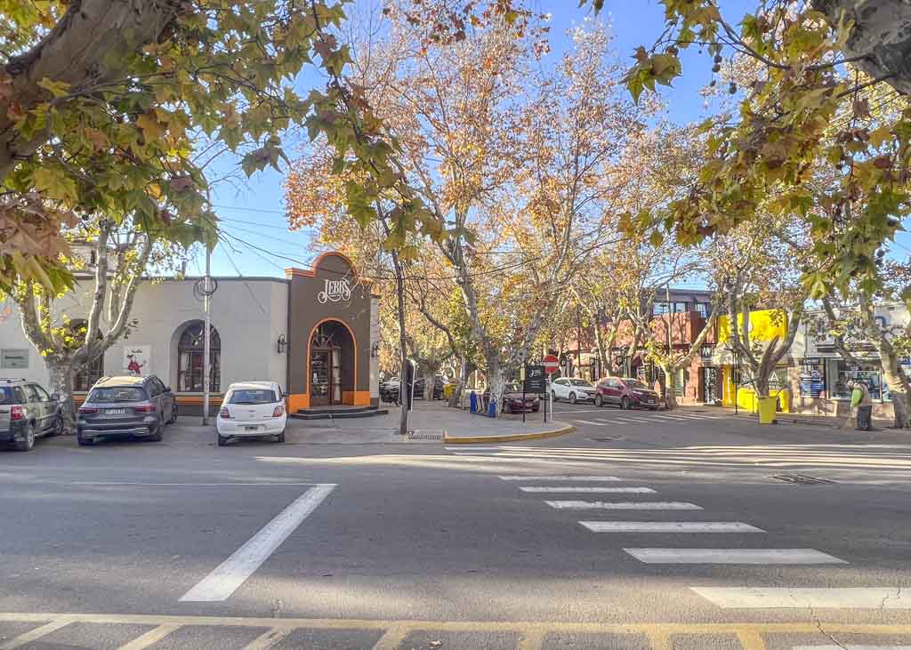A photo of streets in Lujan de Cuyo, Mendoza