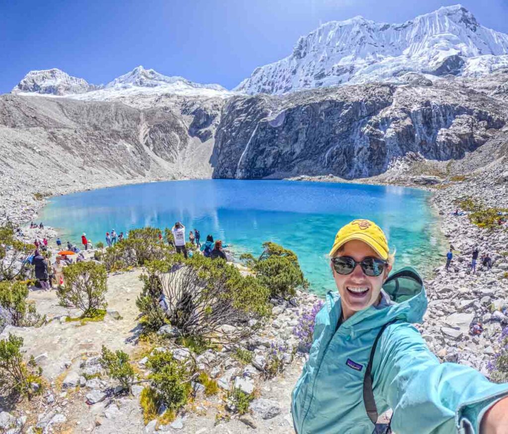 A women taking a selfie at Laguna 69