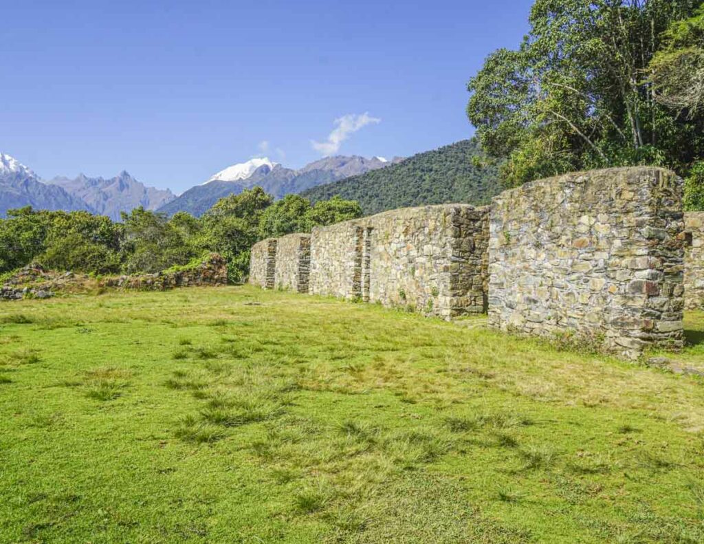 Ruins on Salkantay Trek and Inca Trail